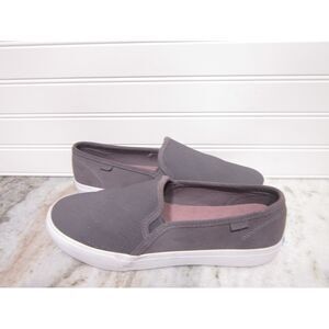 Keds Women's Double Decker Softerra Gray Slip-On Sneaker Size 10 NEW